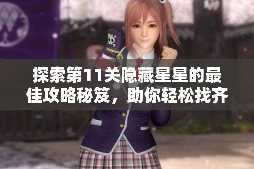探索第11关隐藏星星的最佳攻略秘笈，助你轻松找齐八颗星星