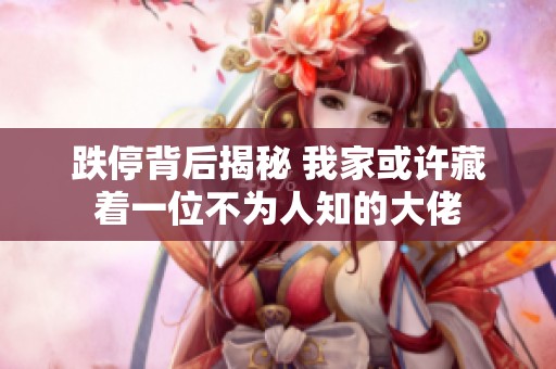 跌停背后揭秘 我家或许藏着一位不为人知的大佬
