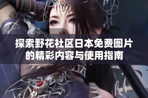 探索野花社区日本免费图片的精彩内容与使用指南