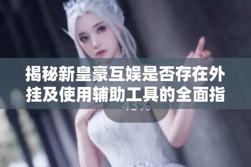 揭秘新皇豪互娱是否存在外挂及使用辅助工具的全面指南