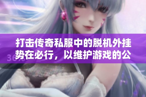打击传奇私服中的脱机外挂势在必行，以维护游戏的公平竞争环境