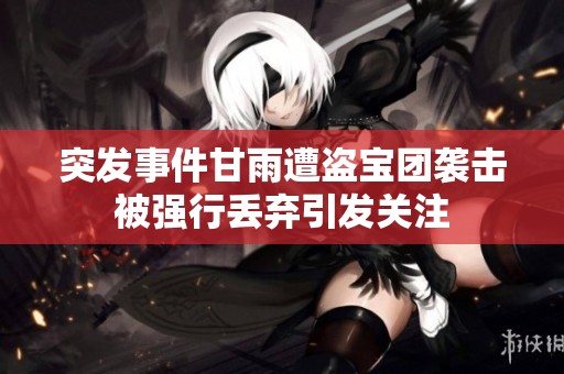 突发事件甘雨遭盗宝团袭击被强行丢弃引发关注