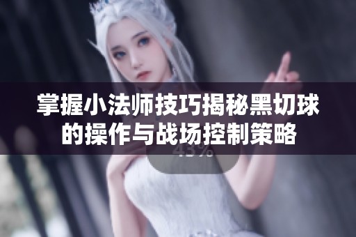 掌握小法师技巧揭秘黑切球的操作与战场控制策略