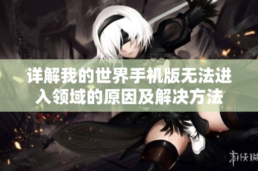 详解我的世界手机版无法进入领域的原因及解决方法