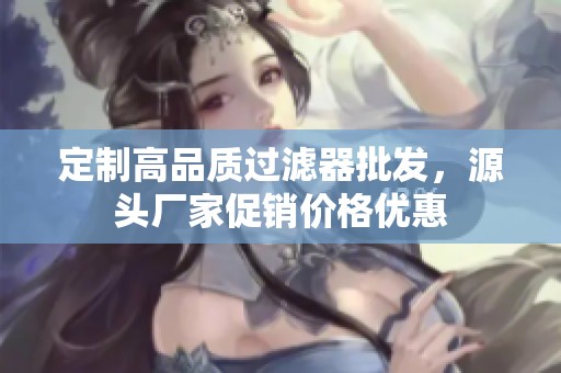 定制高品质过滤器批发，源头厂家促销价格优惠