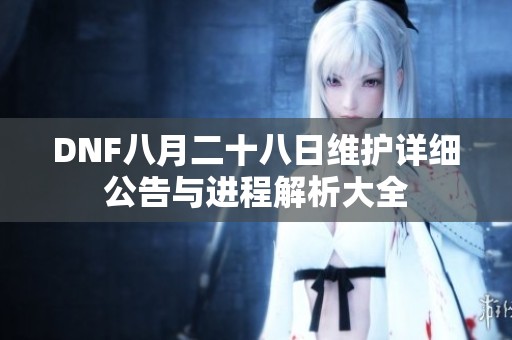 DNF八月二十八日维护详细公告与进程解析大全