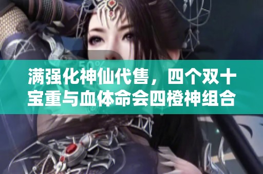 满强化神仙代售，四个双十宝重与血体命会四橙神组合出售
