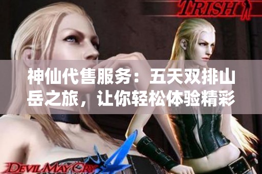 神仙代售服务：五天双排山岳之旅，让你轻松体验精彩游戏
