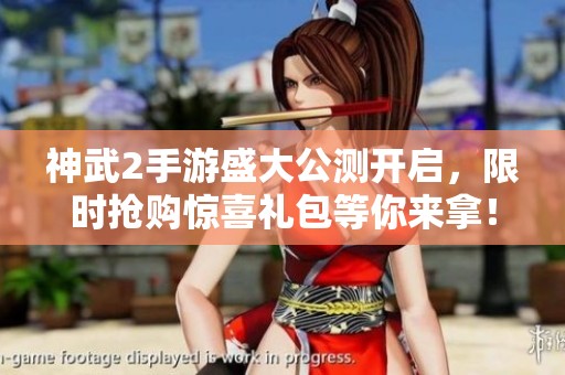 神武2手游盛大公测开启，限时抢购惊喜礼包等你来拿！