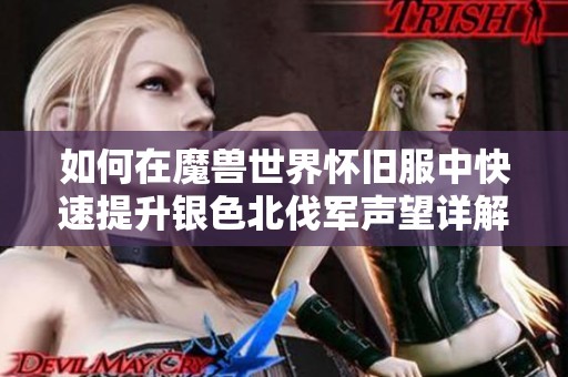 如何在魔兽世界怀旧服中快速提升银色北伐军声望详解