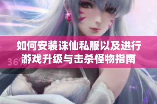 如何安装诛仙私服以及进行游戏升级与击杀怪物指南