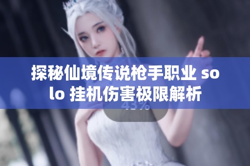 探秘仙境传说枪手职业 solo 挂机伤害极限解析