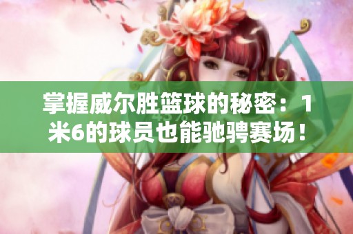 掌握威尔胜篮球的秘密：1米6的球员也能驰骋赛场！