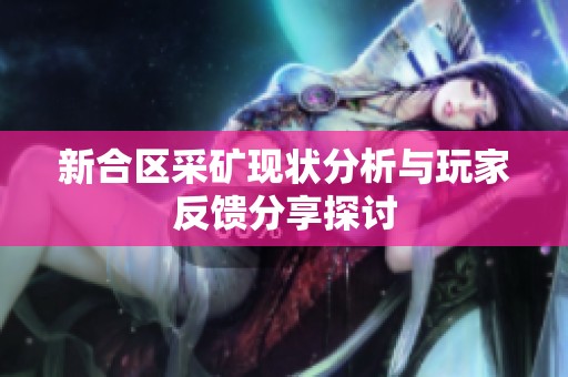 新合区采矿现状分析与玩家反馈分享探讨