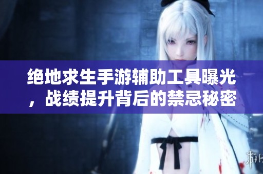 绝地求生手游辅助工具曝光，战绩提升背后的禁忌秘密大揭秘