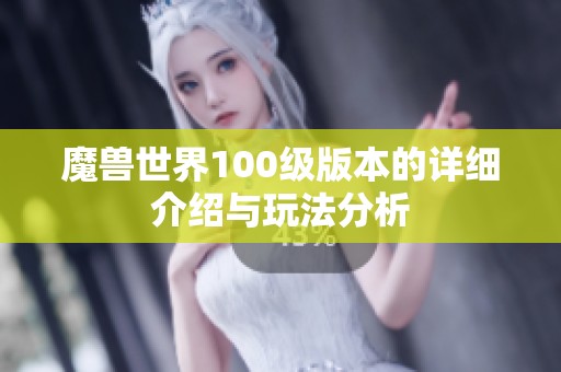 魔兽世界100级版本的详细介绍与玩法分析