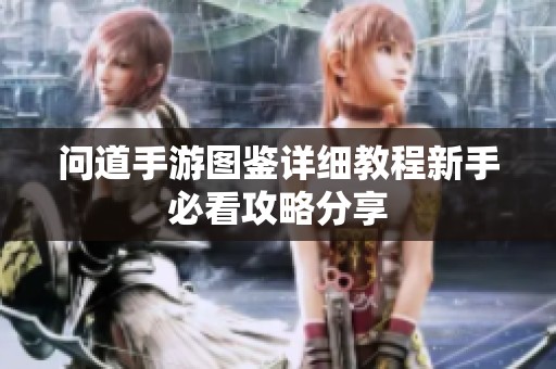 问道手游图鉴详细教程新手必看攻略分享