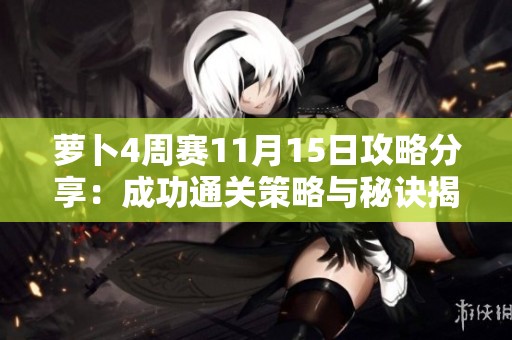 萝卜4周赛11月15日攻略分享：成功通关策略与秘诀揭秘