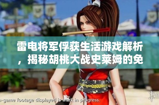 雷电将军俘获生活游戏解析，揭秘胡桃大战史莱姆的免费玩法