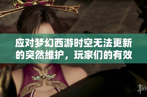 应对梦幻西游时空无法更新的突然维护，玩家们的有效策略与建议分享