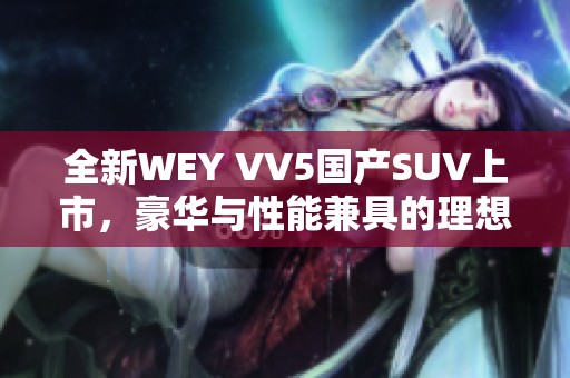 全新WEY VV5国产SUV上市，豪华与性能兼具的理想选择
