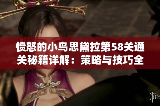 愤怒的小鸟思黛拉第58关通关秘籍详解：策略与技巧全方位解析技巧分享