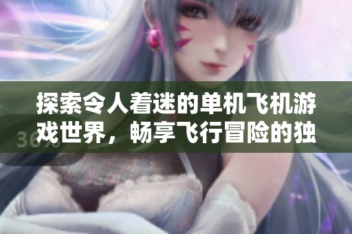 探索令人着迷的单机飞机游戏世界，畅享飞行冒险的独特体验与乐趣
