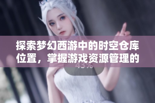 探索梦幻西游中的时空仓库位置，掌握游戏资源管理的高效策略与技巧