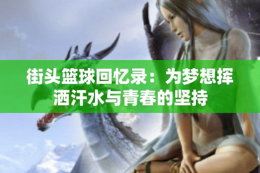 街头篮球回忆录：为梦想挥洒汗水与青春的坚持